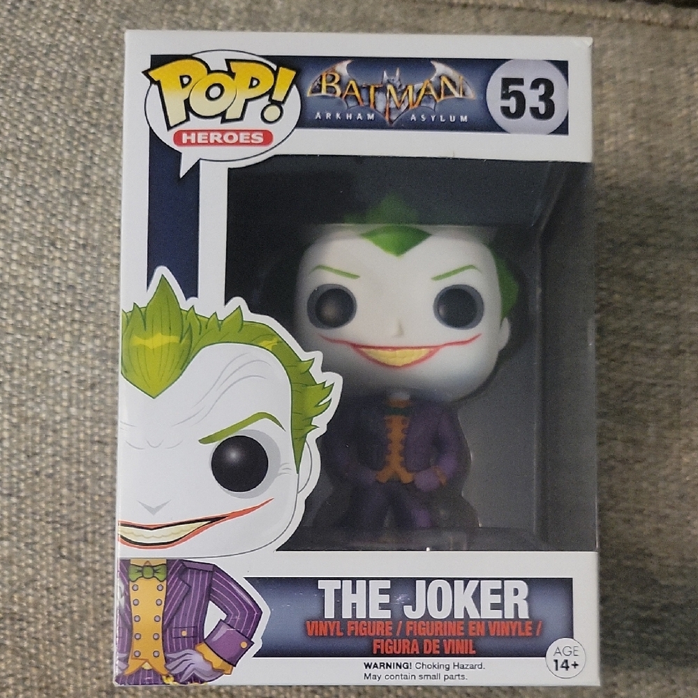 Funko Pop! Heroes: The Joker Vinyl Figure - Green, Purple, White